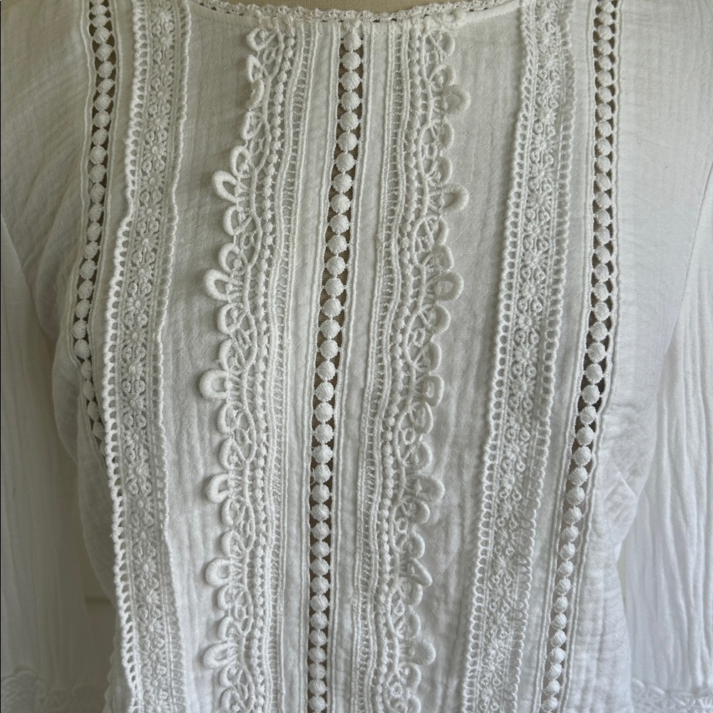 Boden- “Trim interest” White  Detail Top - Picture 5 of 10